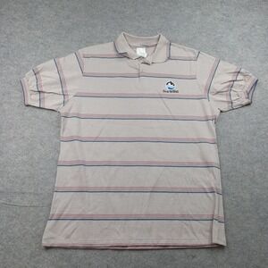 Sea World Shirt Mens Large Beige Whale Made USA Wildlife Nature Endangered Vtg